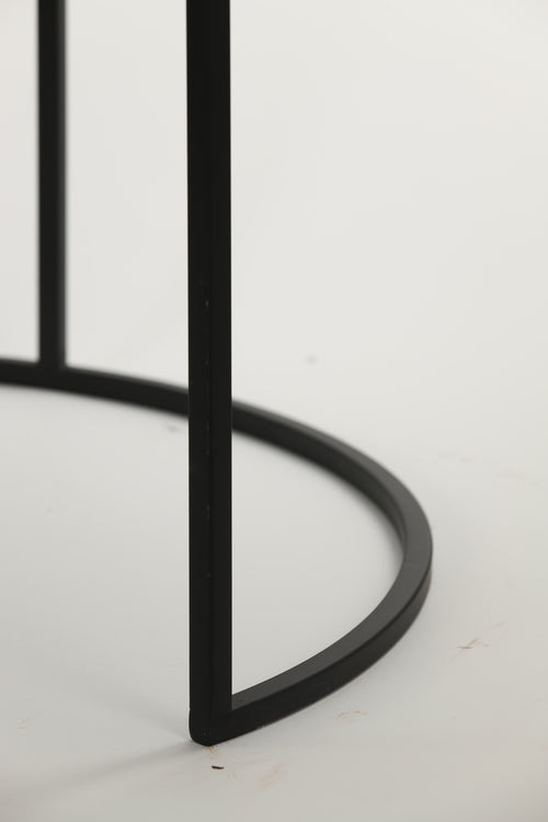 Light & Living salontafel ALFIO - Ø75x45.5cm - bruin - Set van 2 - vtwonen shop