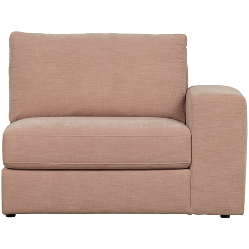 vtwonen 1-zits bank element met arm rechts Family - Polyester - Roze - 85x115x98 - vtwonen shop