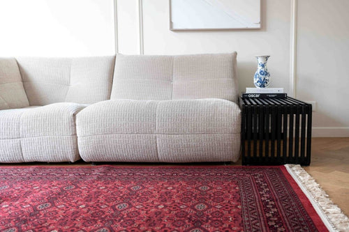Interieur05 Vintage vloerkleed By Beppe rood met franjes - 160 x 230 cm