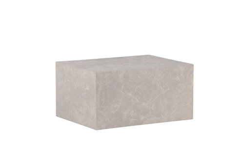 Rebellenclub Salontafel Tusani - 80 x 60 cm - Beige Marmerlook