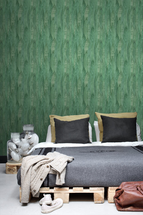 ESTAhome behang bladeren jade groen - 53 cm x 10.05 m - 138987