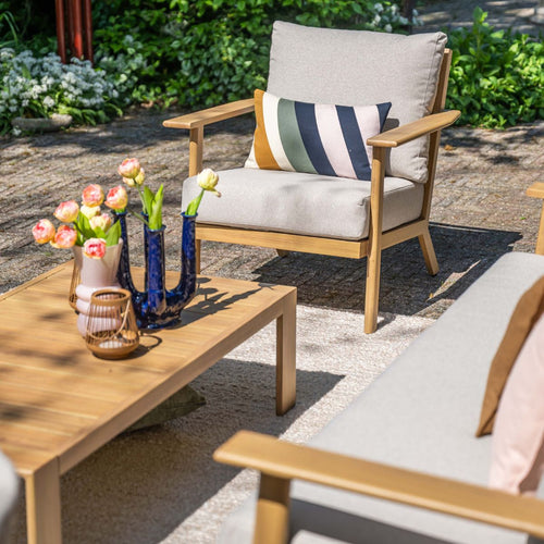 Garden Impressions Loungestoel Ariane - light teak look