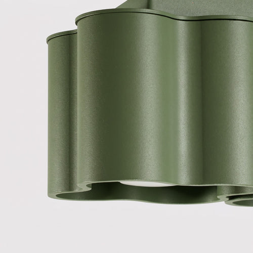 Sollux Lighting Plafondlamp OVIO 2 olijfgroen GU10 - 24,5x12x12cm