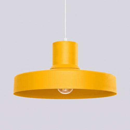 Sollux Lighting Hanglamp BILO geel - 35x35x120cm
