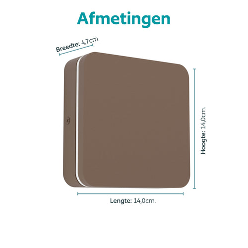 EGLO wandlamp buiten Pedersano - roestbruin