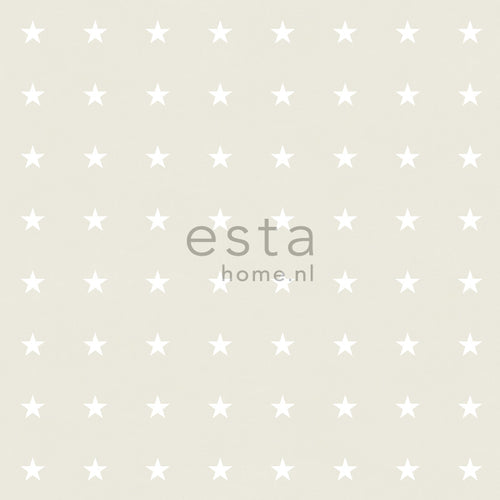 ESTAhome behang sterren beige - 53 cm x 10.05 m - 136460