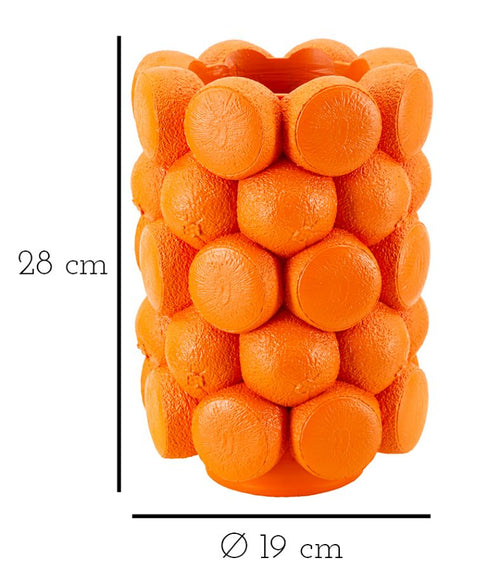 Mauro Ferretti vaas - 19x28 cm - oranje
