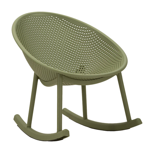 Mauro Ferretti schommelstoel - 66x88x80 cm - groen
