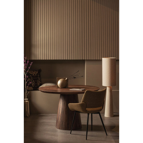 WOOOD eetkamerstoelen Parade - Melange Stof - Zand - Set van 6 - vtwonen shop