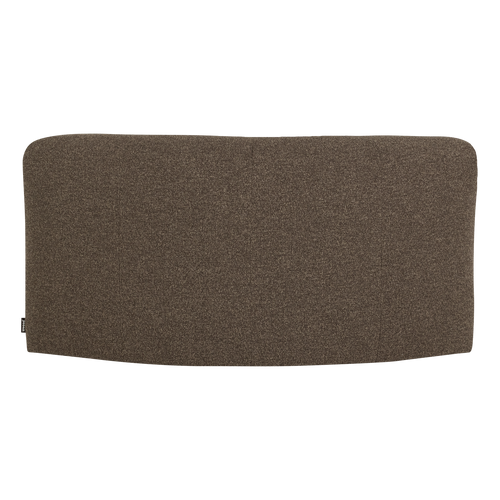 WOOOD hoekelement rond Mojo Base - Bouclé - Bruin Melange - 74x110x110