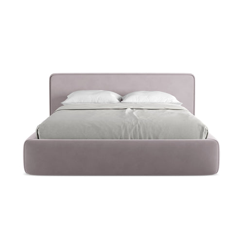 LaMiaSofa Bed met opbergruimte Firenze - velours - lavendel - 200x225x82