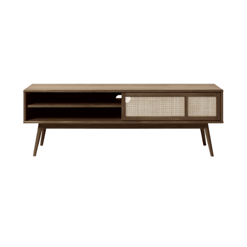 Olivine Boas TV meubel Gerookt Eiken - Hout - 150 cm