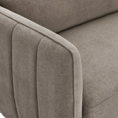 Furnhouse 3-zitsbank Selena - Taupe - Stof - 85x197x85