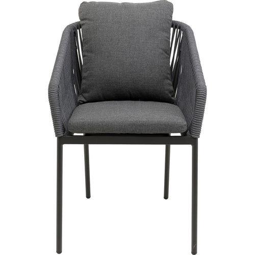 Kare Design Tuinstoel met armleuningen Cyprus grijs - vtwonen shop