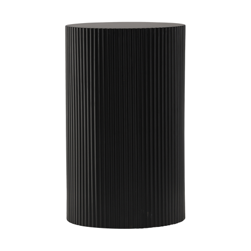 Nest living Asa Houten Bijzettafel Zwart - Ø 31 cm - vtwonen shop