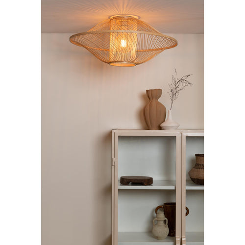 GOOD&MOJO plafonniere MAUI - bruin - Ø70cm - vtwonen shop