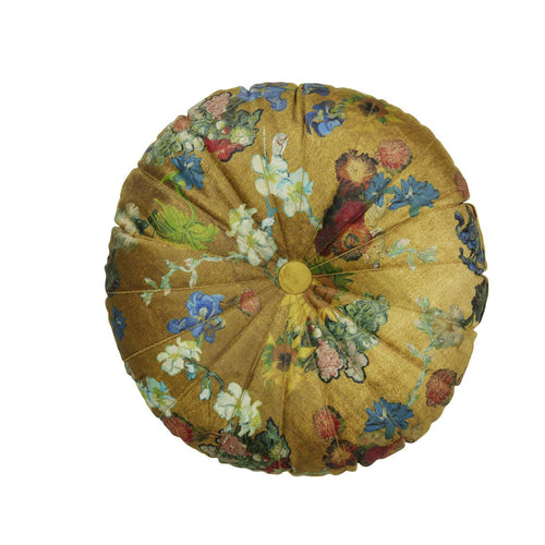 Beddinghouse x Van Gogh Museum Boule de Fleurs Sierkussen - dia 40 cm - Goud