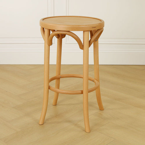 Fameg Diana houten barkruk naturel - 61 cm - vtwonen shop