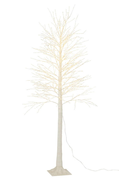J-Line decoratie Boom 2000 Led - metaal - wit - large - vtwonen shop