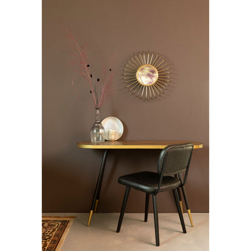 Housecraft Living Denise Consoletafel/ Wandtafel Hout 121x 91 cm Bruin/ Goud - vtwonen shop