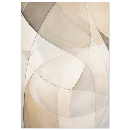 Artfulprints  Abstract - Fine lines 6   poster 30x40 cm
