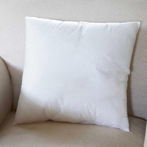 Rivièra Maison Feather Inner Pillow 50x50 - Polyester, Donsveren - Wit / Wit - vtwonen shop