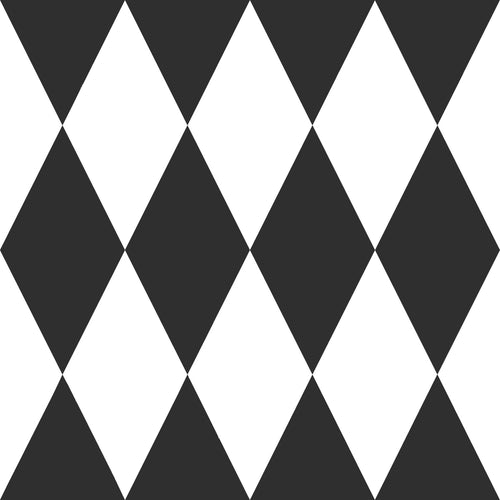 Origin Wallcoverings behang ruiten zwart wit - 53 cm x 10.05 m - 347670