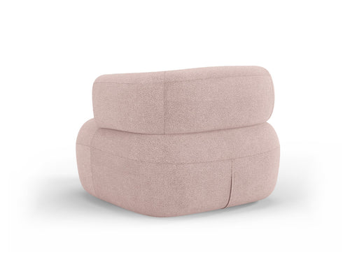 Micadoni Fauteuil Jenny boucle, poederroze - 88x90x73cm