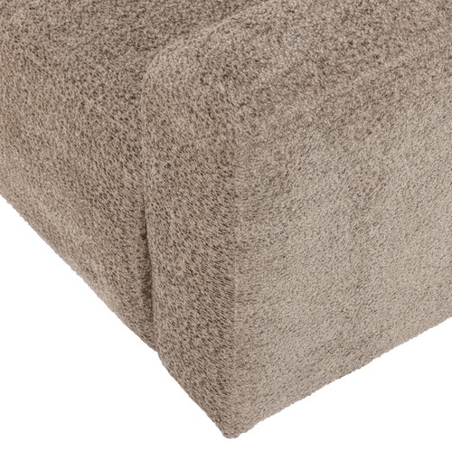 WOOOD 2-zits bank arm rechts Mojo Base - Wollig - Donkerzand - 74x185x97