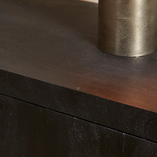 StarFurn Tv-meubel Brussel - Zwart Hout - 200x42x46cm - vtwonen shop