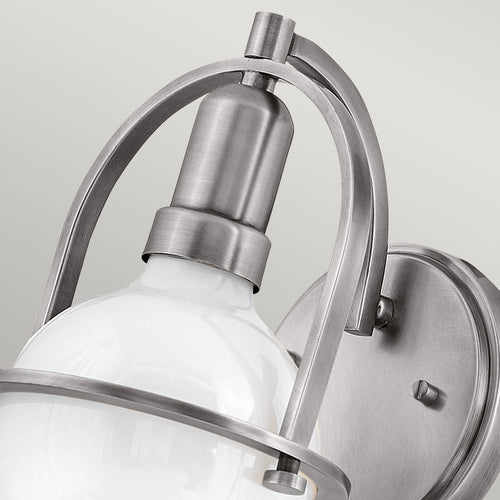 Elstead Hinkley Somerset Wandlamp Geborsteld Nikkel