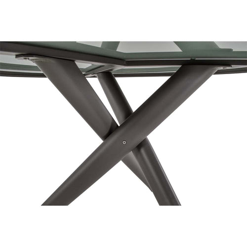 Lesli Living tuintafel Mojito - grijs - Ø120x74cm