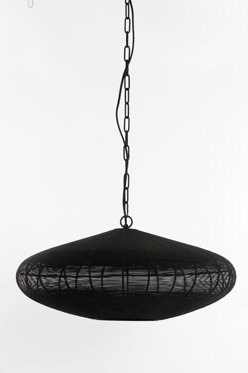 Light & Living hanglamp BAHOTO - Ø60x23cm - zwart