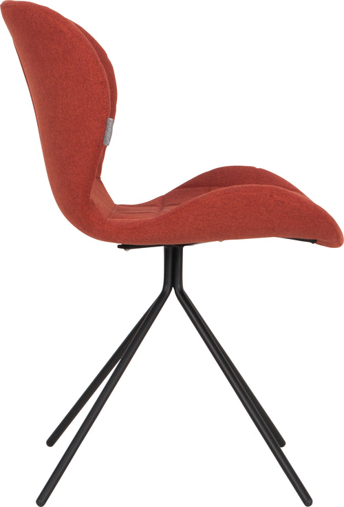 Zuiver OMG Stoel Oranje - Set van 2 - vtwonen shop