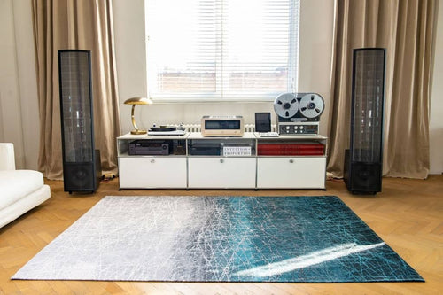 Mad Men vloerkleed 8877 Polar Vortex - Blauw - 200 x 280 cm