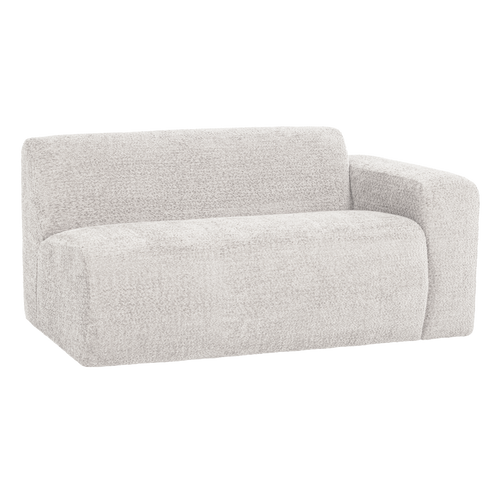 WOOOD 1,5-zits bank arm rechts Mojo Base - Wollig - Ecru - 74x145x97