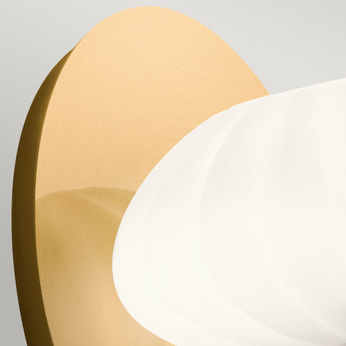 Elstead Kichler Pim Badkamer Wandlamp Vos Goud, 3000K, IP44