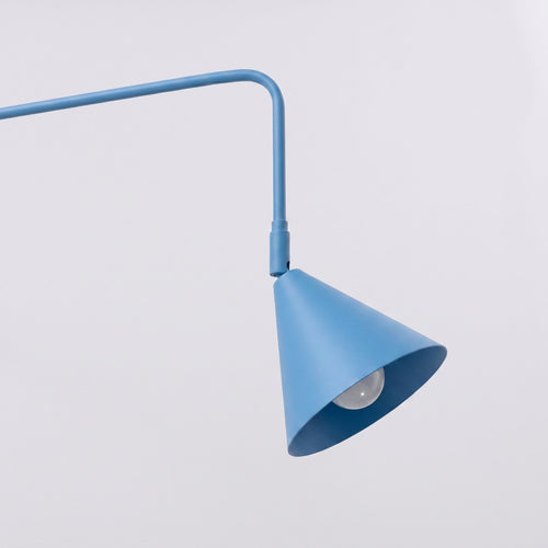 Sollux Lighting Wandlamp NOX lichtblauw - 14x61x30cm