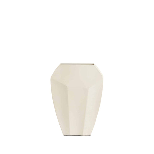 Light & Living vaas Cordoba - wit - 25x11x34cm - vtwonen shop