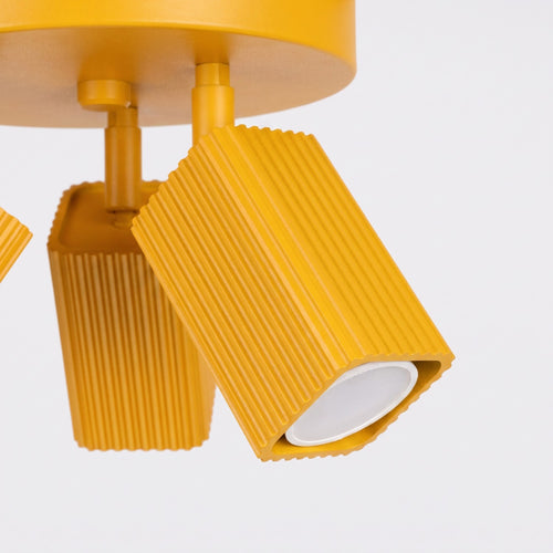 Sollux Lighting Plafondlamp RAYO 3P geel - 20x20x18cm