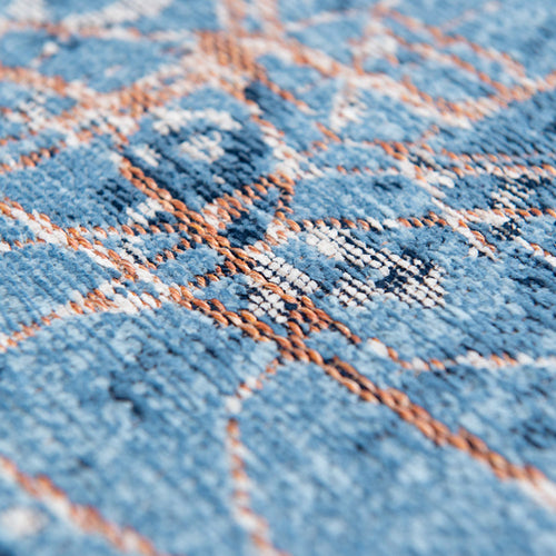 Louis De Poortere binnen & buiten machinewasbaar vloerkleed Cities Tokyo van 40% gerecycled PET - blauw - 240x340cm