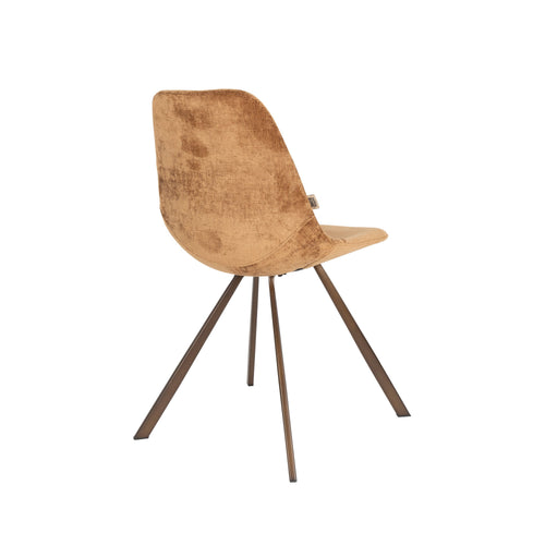 Dutchbone Franky Eetkamerstoelen Cognac - Set van 2