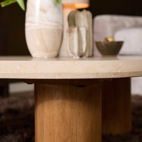 Starfurn - Salontafel  - Bruin - 75x84x35 cm