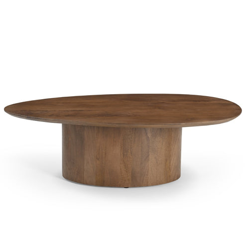 Giga Meubel Salontafel Nara - Organisch Donkerbruin Hout - 110x70x33cm ...