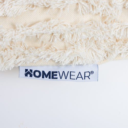 HOME DELUXE Getufte kussenhoes JARA Geometrisch met kussenvulling - Crème