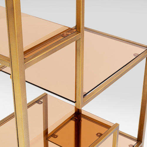 Kare Design Bookshelf Loft 195x60cm Goud - vtwonen shop