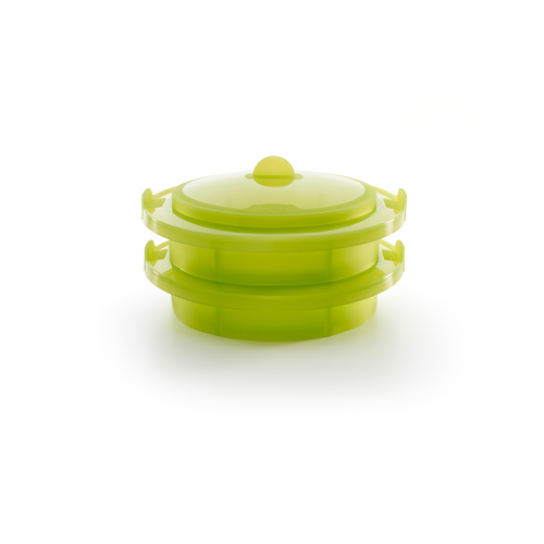 Lékué Magnetron Stoompan Stapelbaar, Siliconen