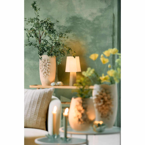 Light & Living tafellamp Musabo - groen - Ø25cm