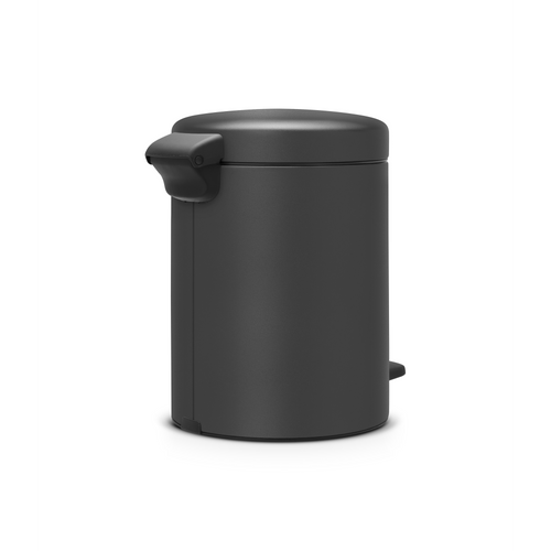 Brabantia NewIcon Pedaalemmer, 5 liter, kunststof binnenemmer - Mineral Infinite Grey