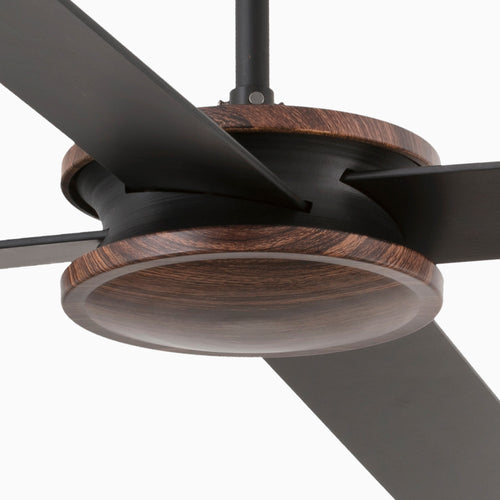 Faro Polea Plafondventilator 132 cm Bruin 4 Bladen
